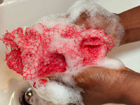 African exfoliating net / Sapo sponge - Turquoise